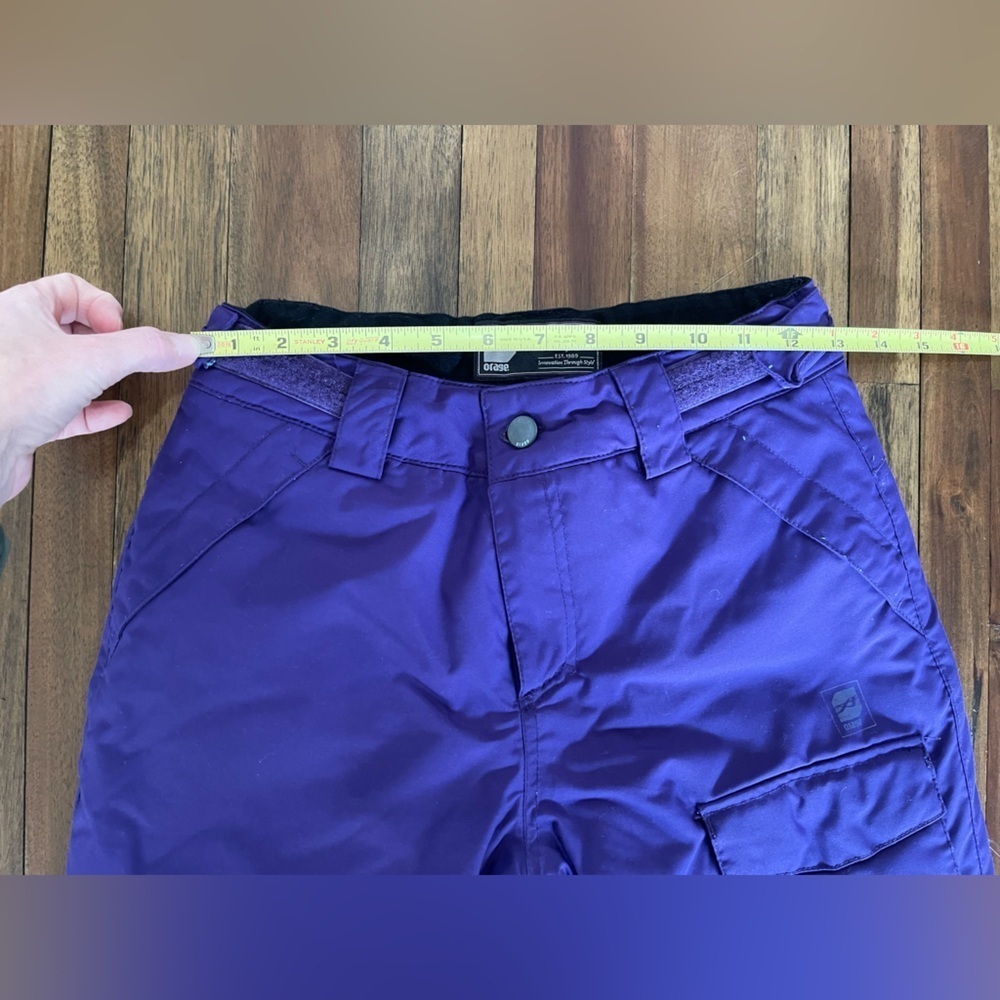 Orage Girls Vibrant Purple snow Pants - Picture 8 of 9